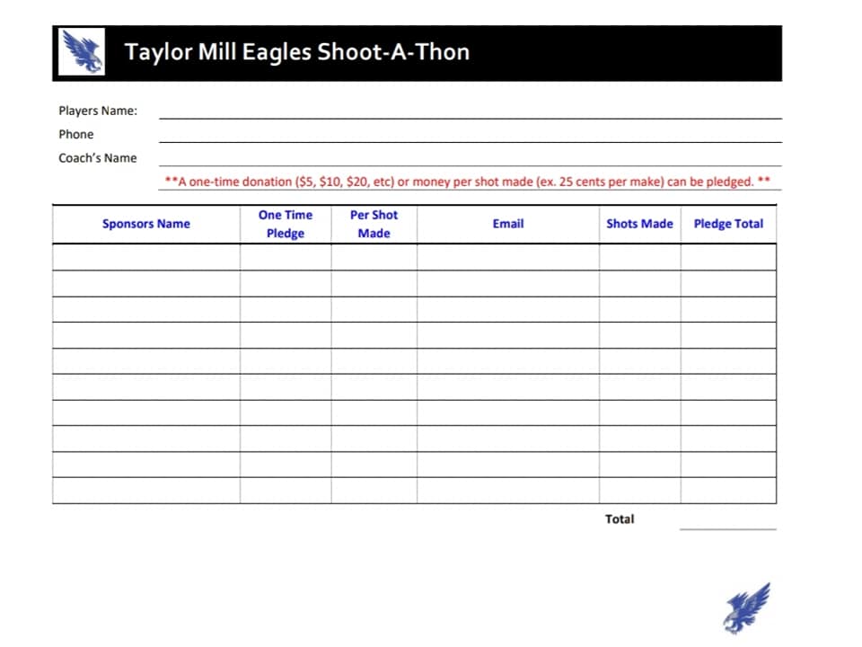 2022 Taylor Mill Eagles Schedule!